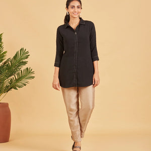 Formal Black Short Top