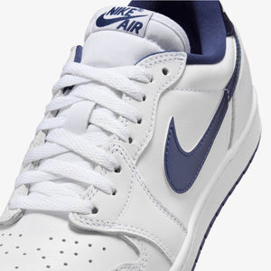JORDAN | AIR JORDAN 1 LOW '85 { WHITE/NAVY-WHITE