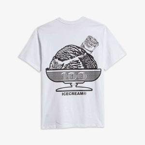 Icecream | ROLL S/S TEE { WHITE