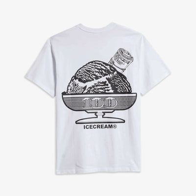 Icecream | ROLL S/S TEE { WHITE