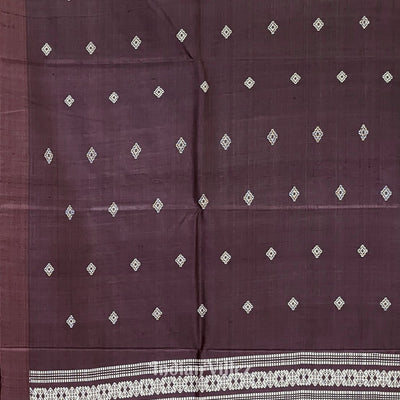 Onion Color Gopalpur Tussar Silk Saree