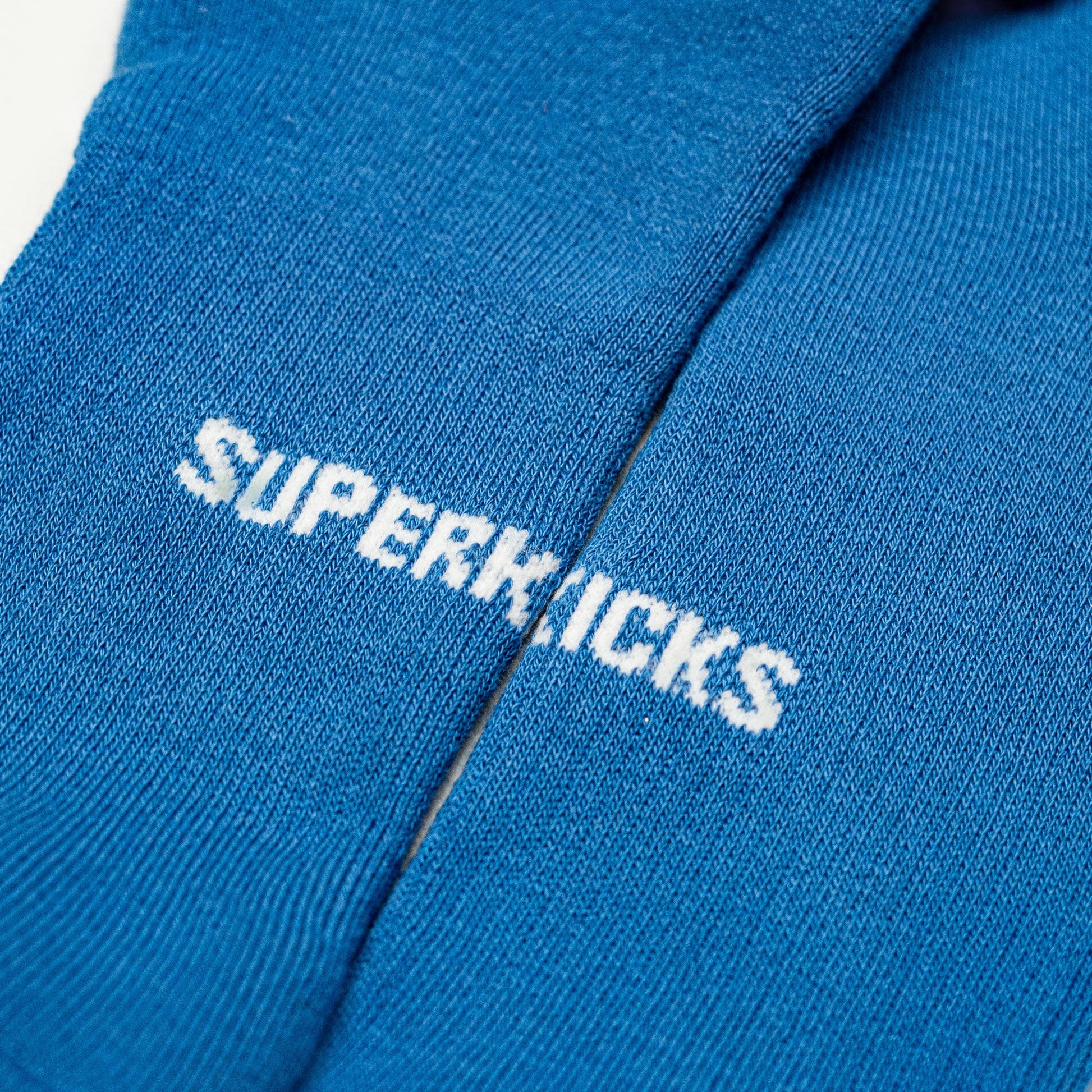 Superkicks | CREW SOCKS  { BLUE