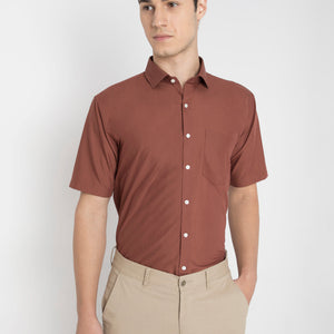 Wrinkle Free Half Sleeve Shirt