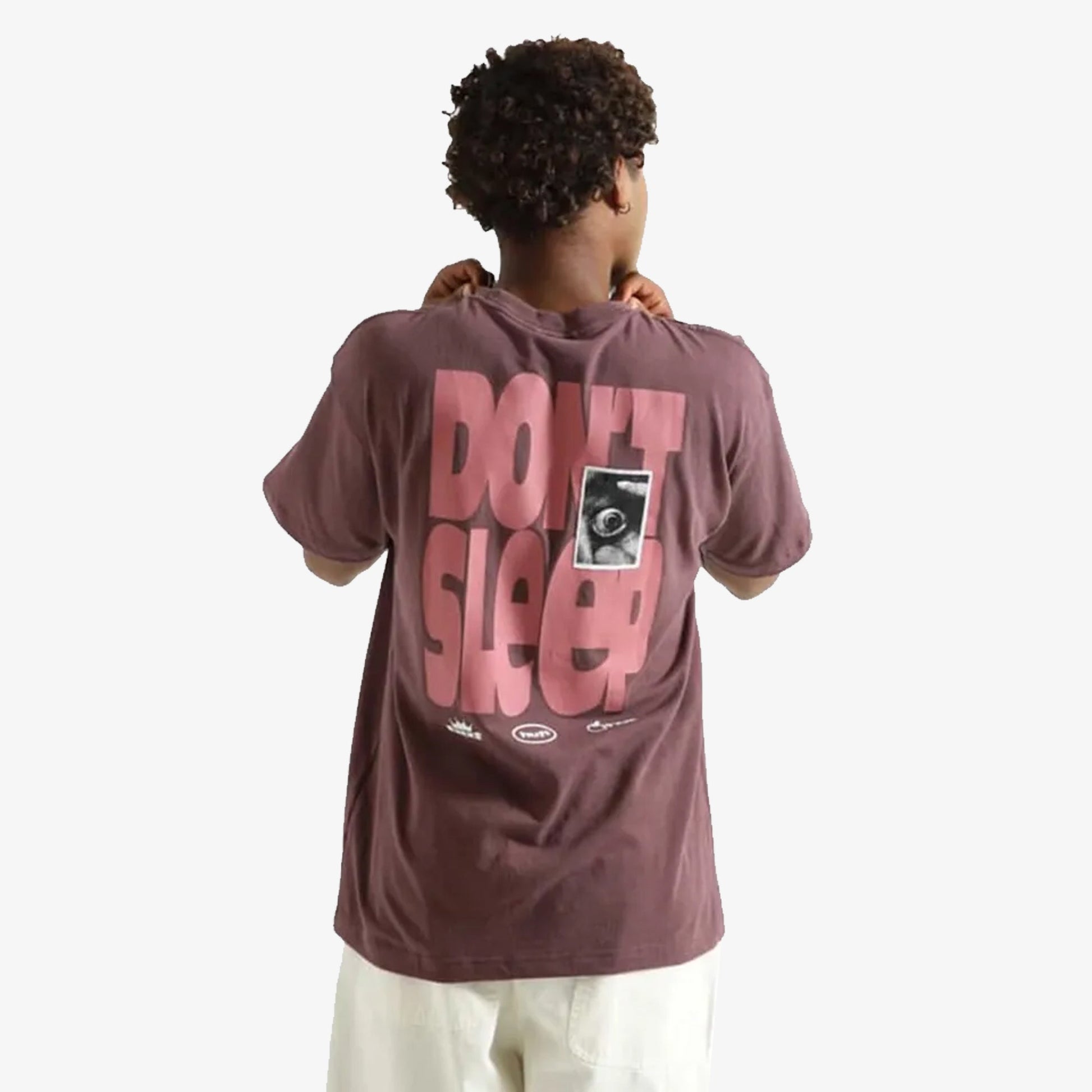 HUF | COUSIN OF DEATH T-SHIRT  { EGGPLANT
