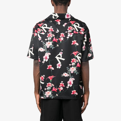 Represent | FLORAL SHIRT  { BLACK