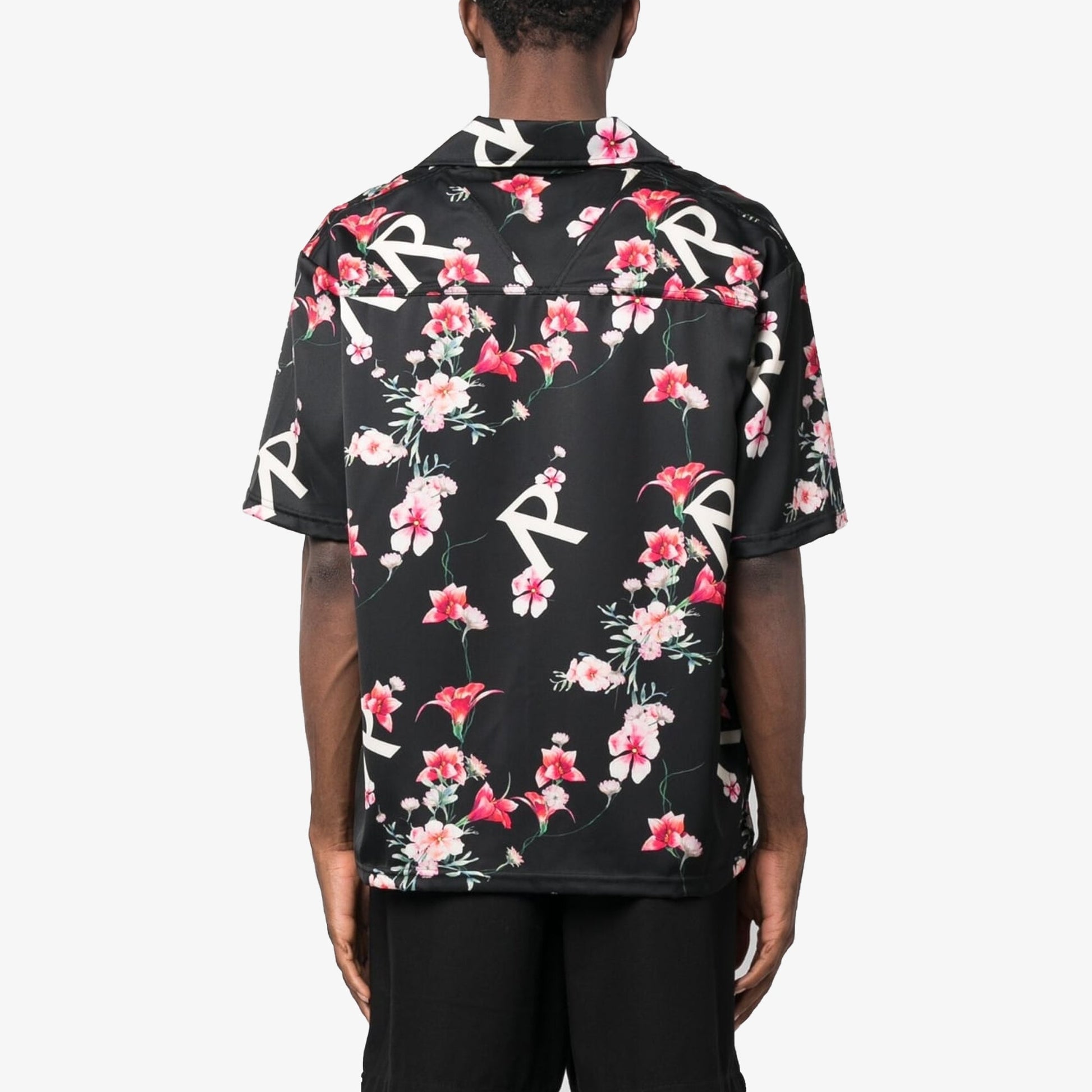 Represent | FLORAL SHIRT  { BLACK