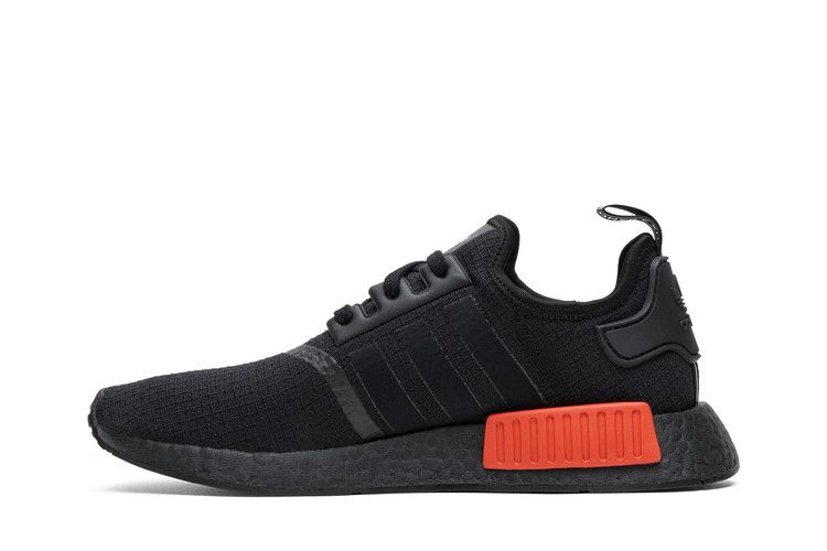 adidas NMD R1 Core Black Lush Red