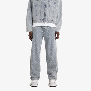 Represent | R3 MONOGRAM BAGGY DENIM  { STONE WASH