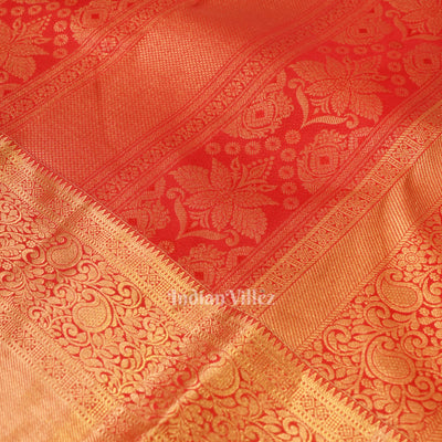 Red Pure Kanjivaram Silk Saree
