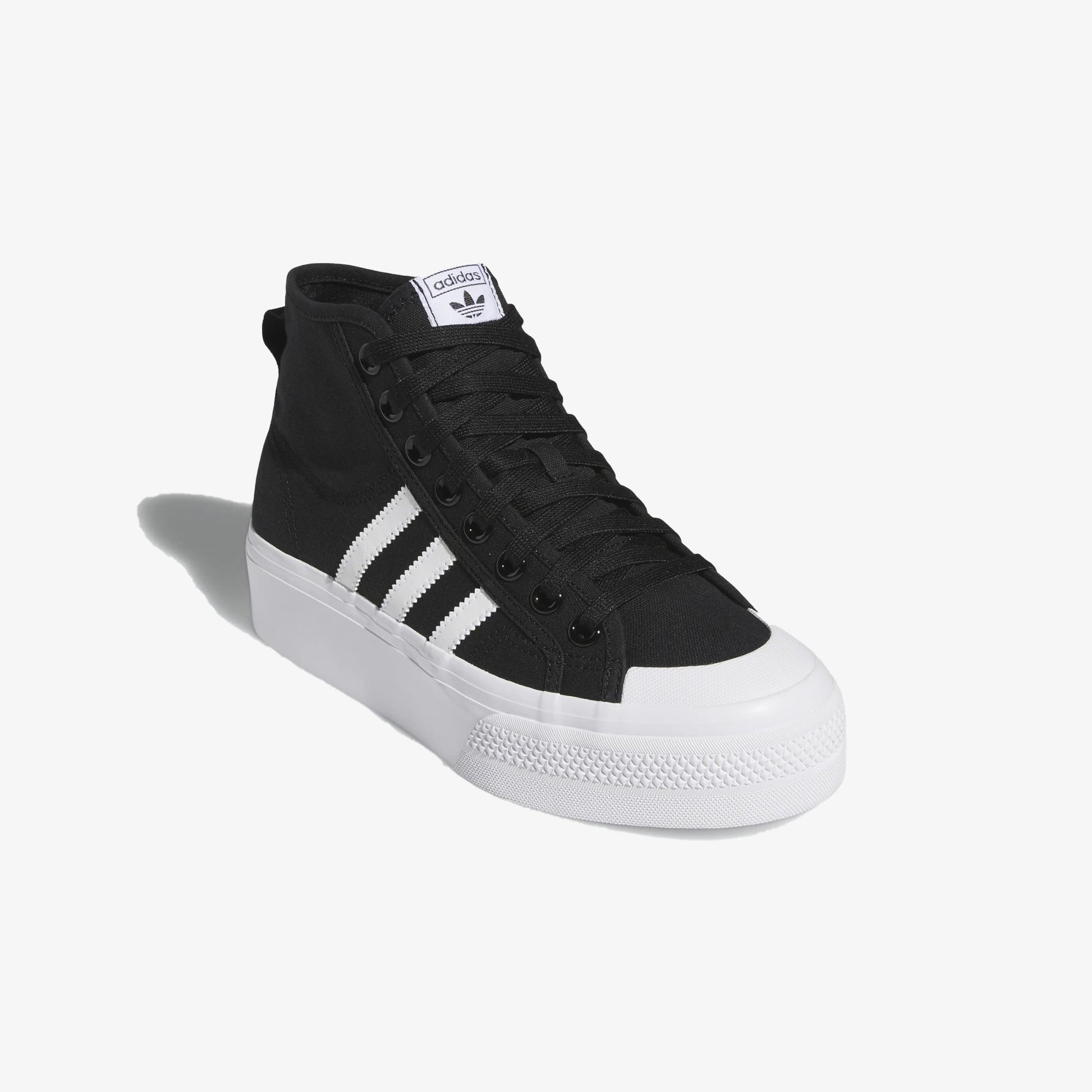 Adidas Originals | NIZZA PLATFORM MID  { BLACK