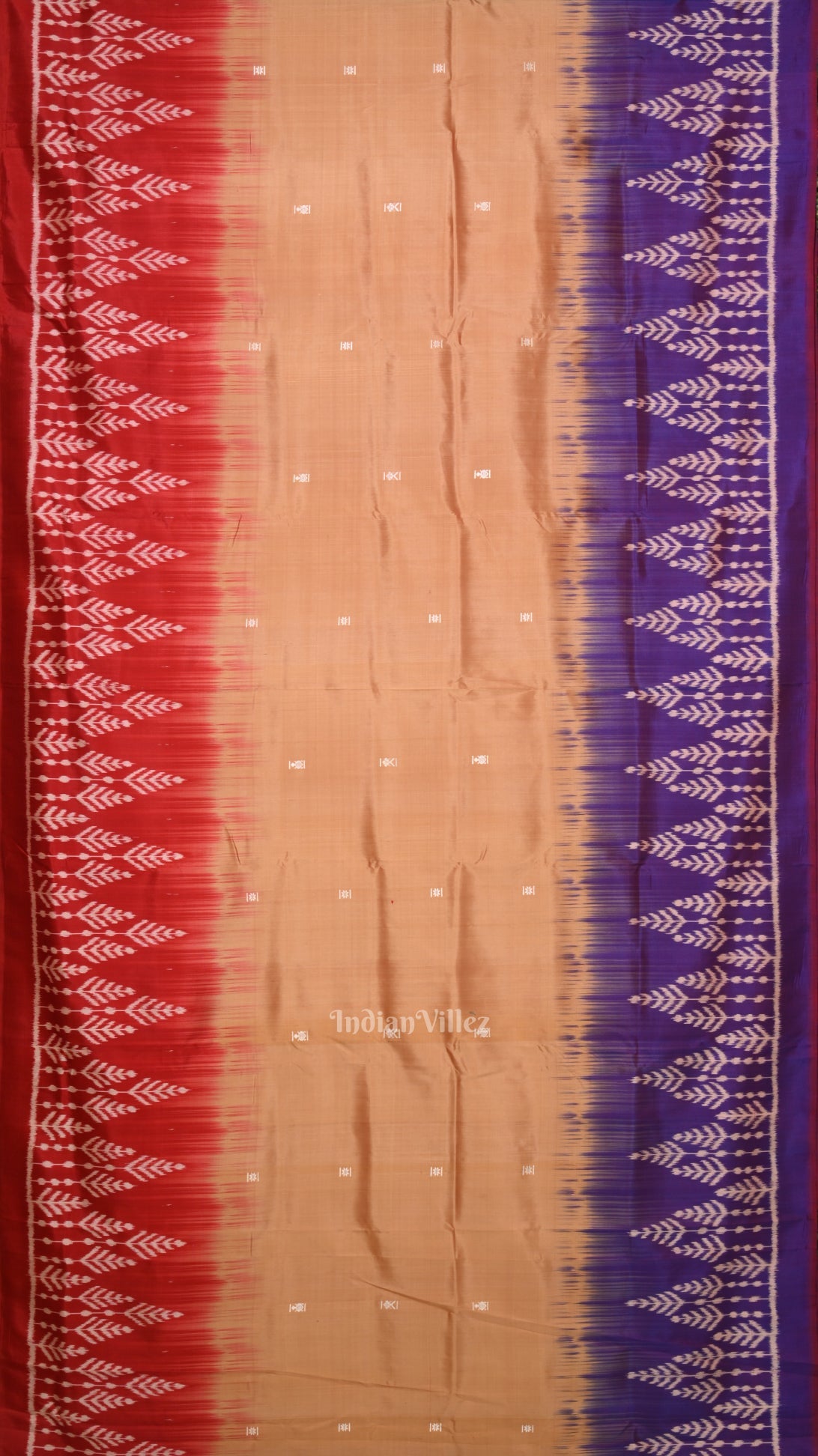 Cream With Multi Color Buti Design Odisha Ikat Contemporary Designer Saree