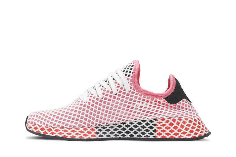 adidas Deerupt Core Black Chalk Pink (Women's)