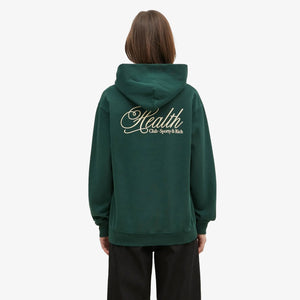 SPORTY & RICH | HEALTH SCRIPT HOODIE { GREEN