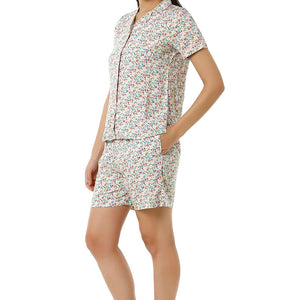 Sleep Shorts Set - Ditsy Floral Print