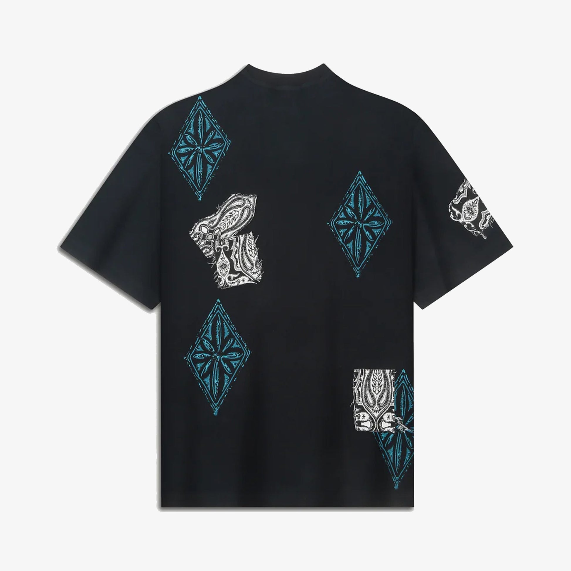F A R A K | BLACK BLOCK PRINT T-SHIT { BLACK
