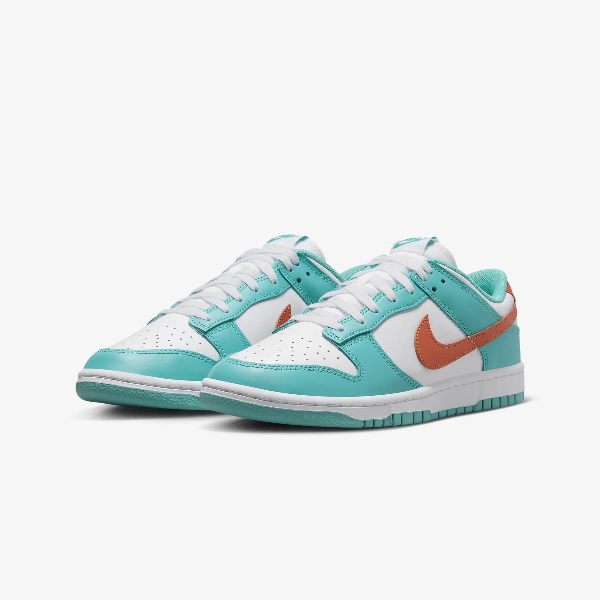 Nike | DUNK LOW RETRO  { WHITE/COSMIC CLAY-DUSTY CACTUS