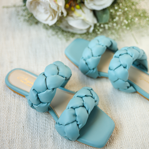 Blue Heron Braided Flats
