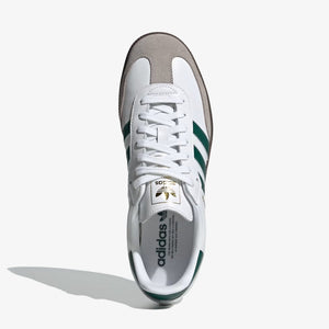 ADIDAS ORIGINALS | SAMBA OG { CLOUD WHITE/GREEN/CLEAR GRANITE