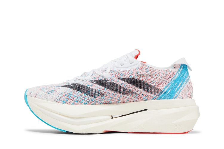 adidas Adizero Prime 2 Strung Cloud White Core Black Lucid Cyan
