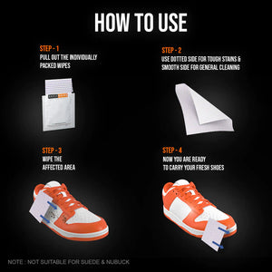 Shoe Cleaning Wipes | Sneakers Wipes