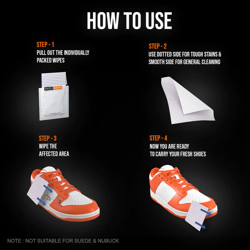 Shoe Cleaning Wipes | Sneakers Wipes