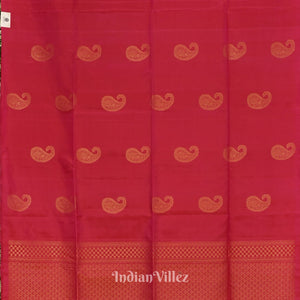 Rani Pink Pure Kanjivaram Soft Silk Saree