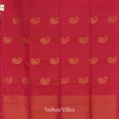 Rani Pink Pure Kanjivaram Soft Silk Saree