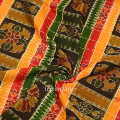 Multicolored Utkal Laxmi Sambalpuri Cotton Fabric