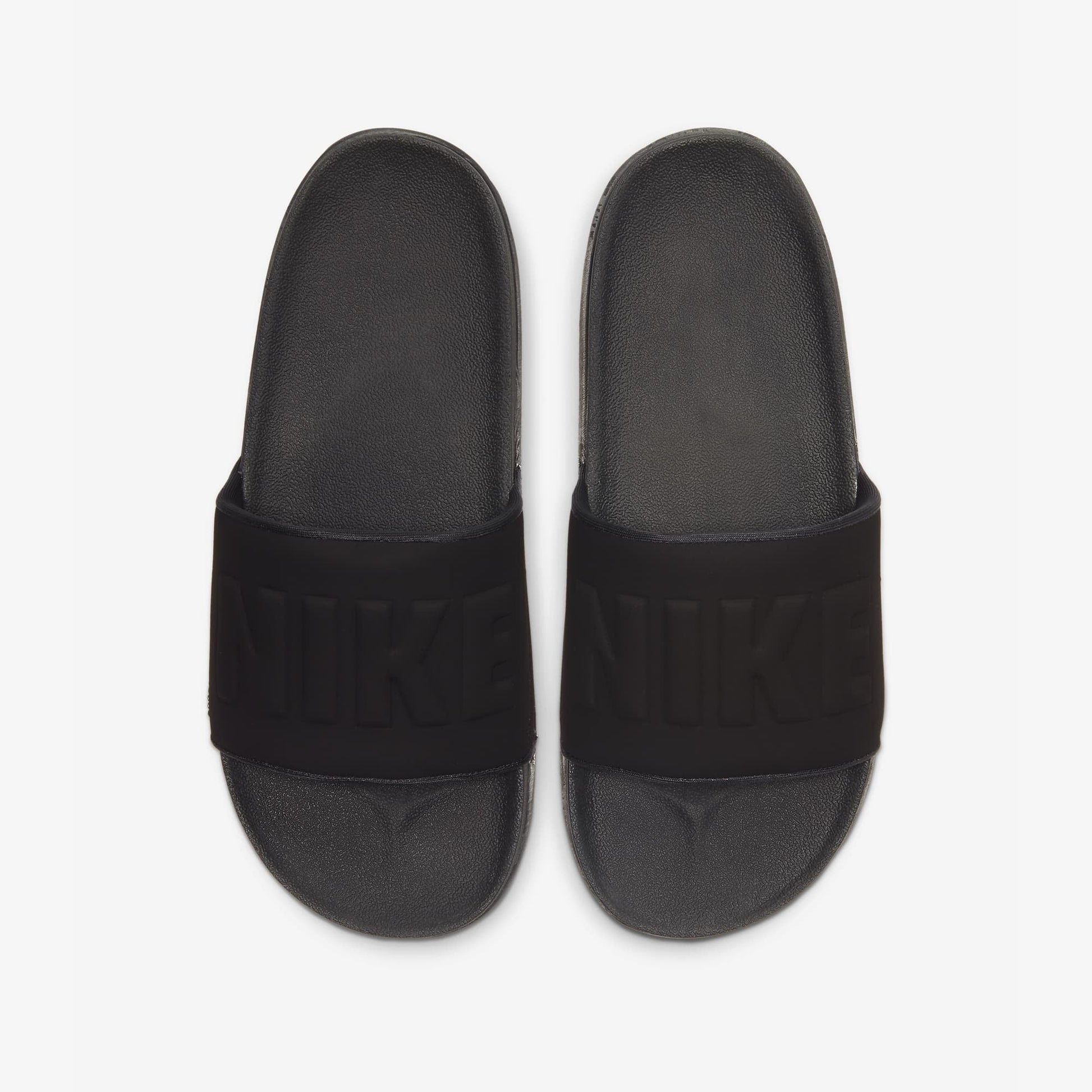 Nike | OFFCOURT  { ANTHRACITE/BLACK-BLACK