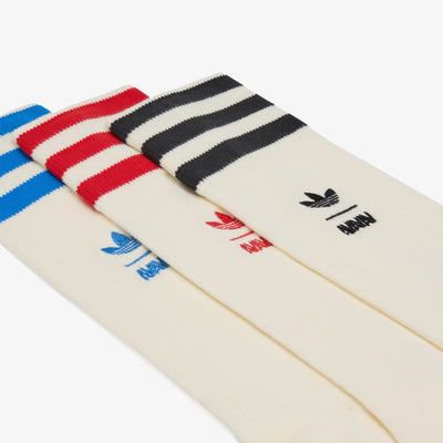 Adidas Originals | AVAVAV CREW SOCKS { CREAM WHITE/BLACK/BETTER SCARLET/BLUE BIRD