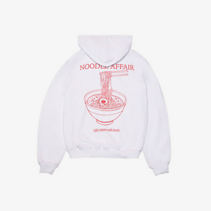 SUPERKICKS | THE NOODLE AFFAIR HOODIE { WHITE