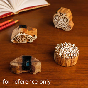 Bird - Hand Carved Sheesham Wood Block Sharpener