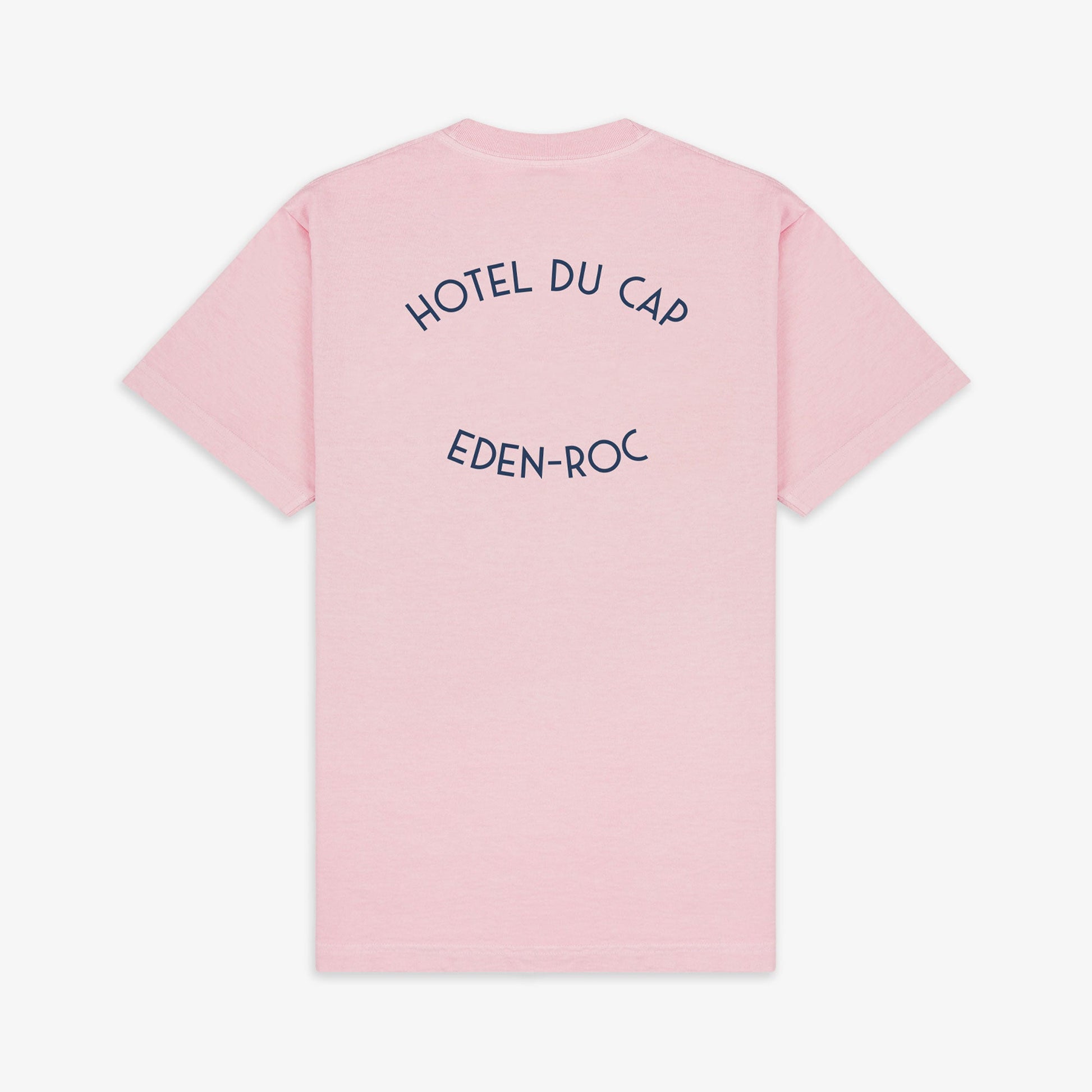 SPORTY & RICH | HOTEL DU CAP T-SHIRT { EDEN PINK/NAVY