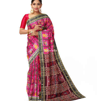 Rani Nabakothi Odisha Ikat Khandua Silk Saree