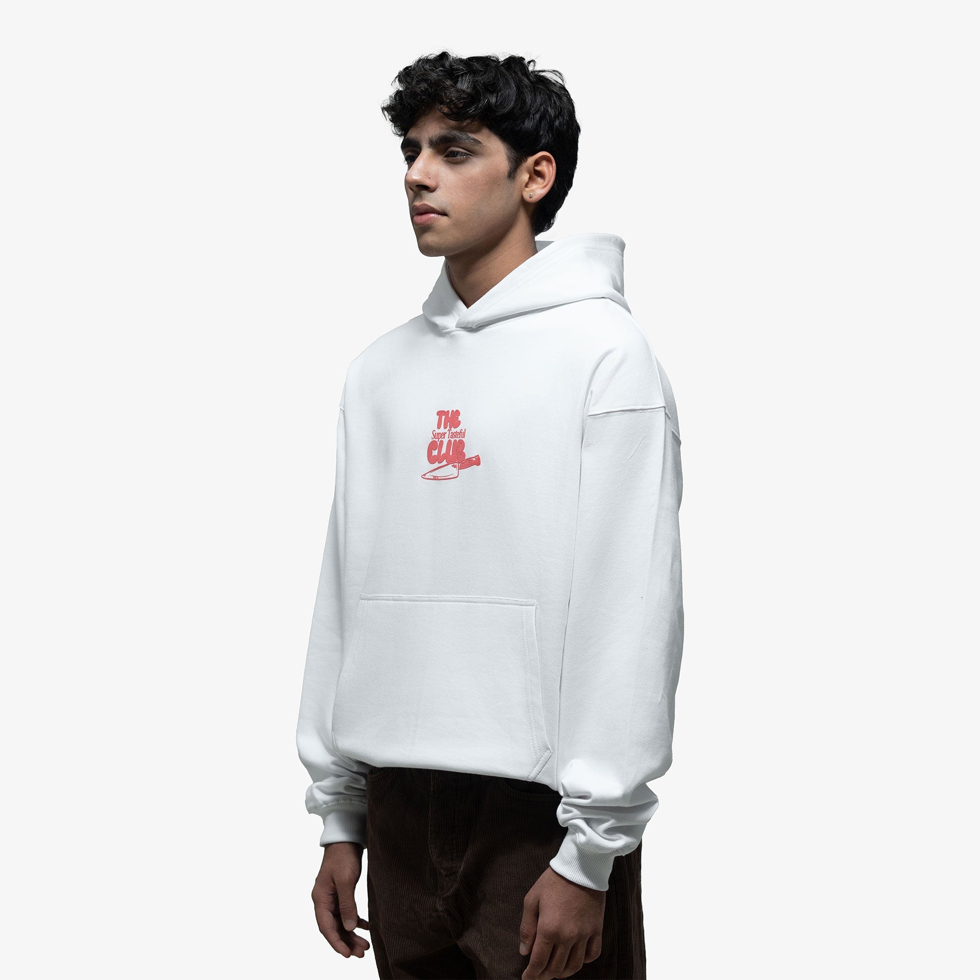 SUPERKICKS | THE NOODLE AFFAIR HOODIE { WHITE