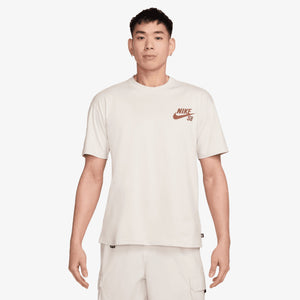 NIKE | SB LOGO SKATE T-SHIRT { LIGHT BONE