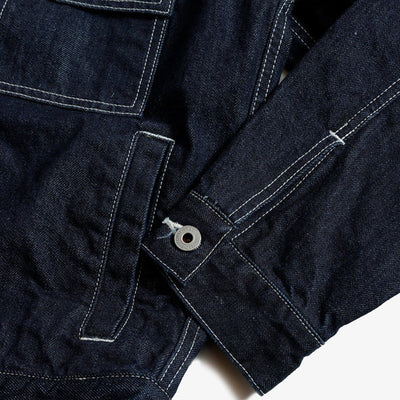 FDMTL | DENIM JACKET RINSE { INDIGO