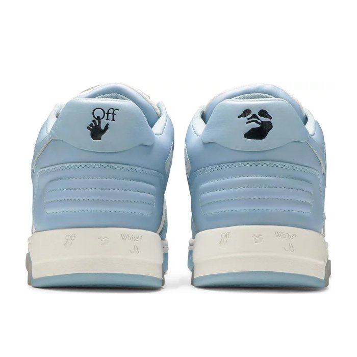 Off-White Out Of Office Calf Leather White Baby Blue