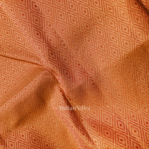 Cherry Red Pure Kanjivaram Silk Saree with Zari Brocade