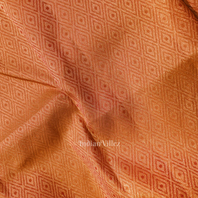 Cherry Red Pure Kanjivaram Silk Saree with Zari Brocade