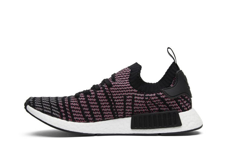 adidas NMD R1 STLT Black Grey Solar Pink