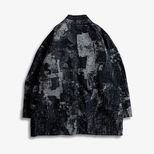 FDMTL | BORO HAORI JACKET { BLUE/GREY