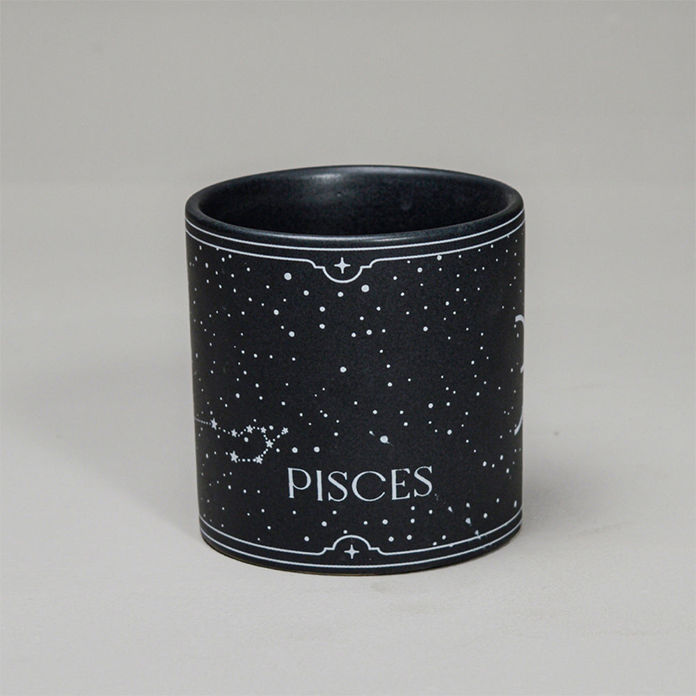 Black - Ceramic Sunsign Theme Coffee Mug Pisces (350ml)