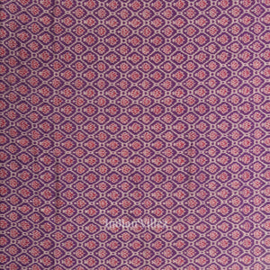 Violet Red Odisha Ikat Sambalpuri Dress Set & Dupatta
