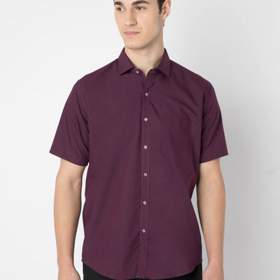 Wrinkle Free Half Sleeve Shirt