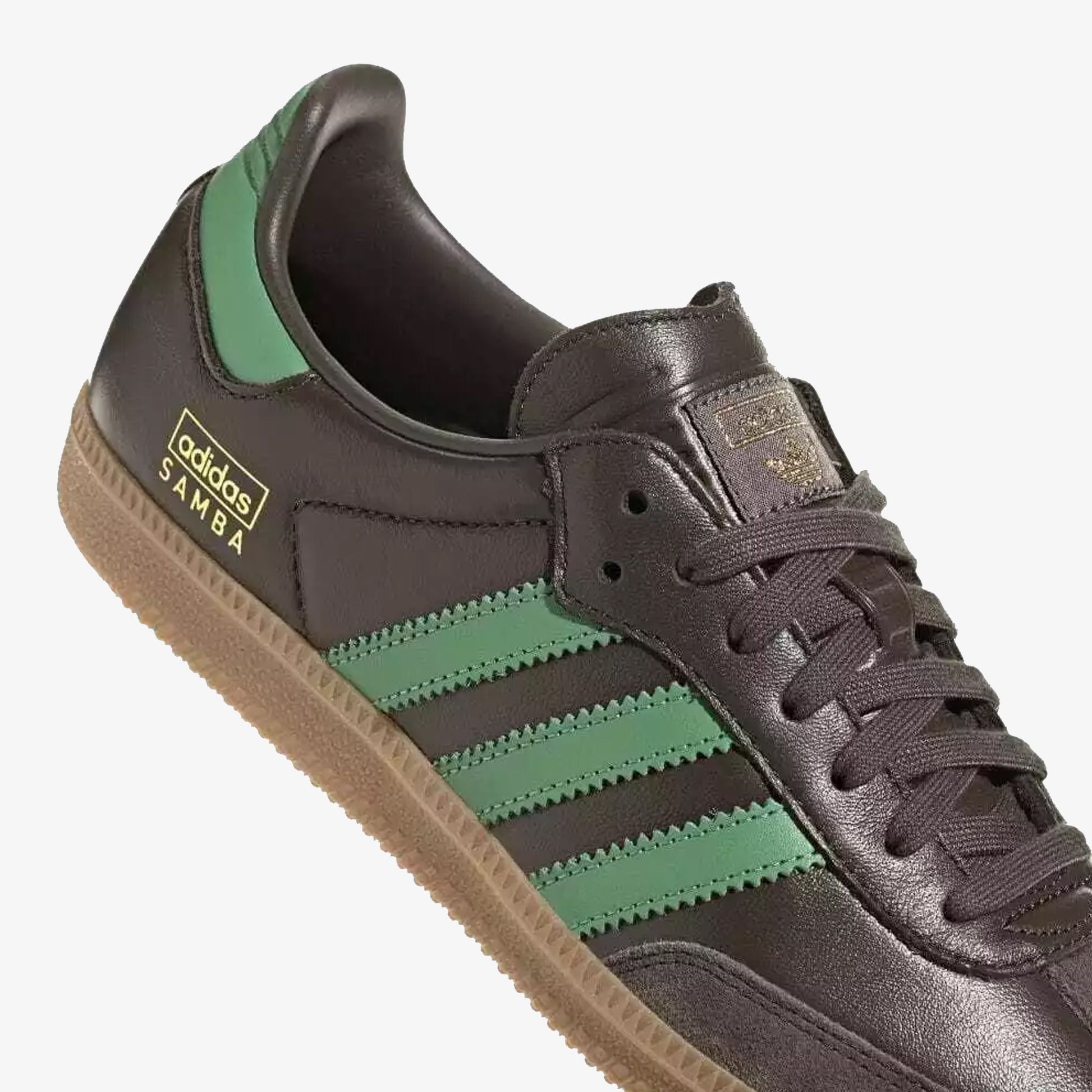 ADIDAS ORIGINALS | SAMBA OG { SHADOW OLIVE/PRELOVED GREEN/GUM