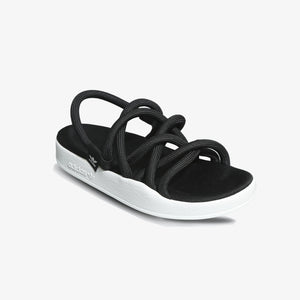 Adidas Originals | ADILETTE NODA SANDALS  { BLACK/WHITE