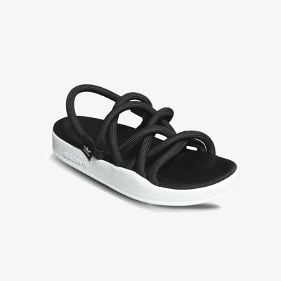 Adidas Originals | ADILETTE NODA SANDALS  { BLACK/WHITE
