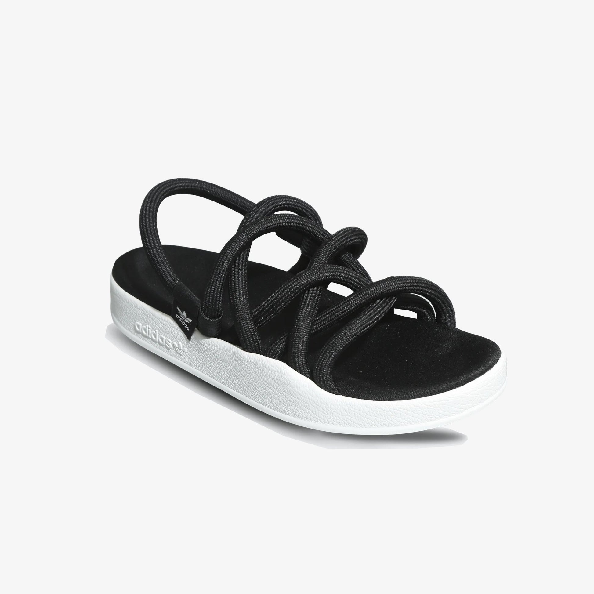Adidas Originals | ADILETTE NODA SANDALS  { BLACK/WHITE