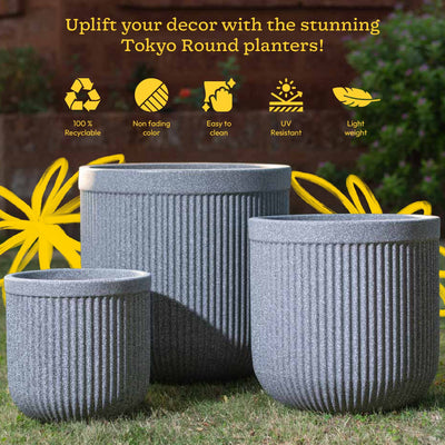 Tokyo Round Planter